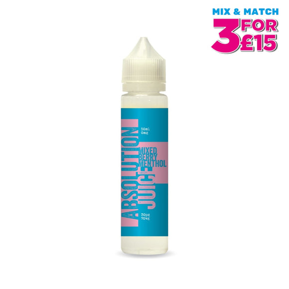 Absolution Juice - Mixed Berry Menthol 50Ml
