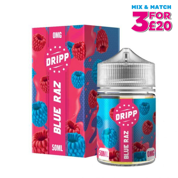 Dripp Blue Raz 50Ml Short Fill E-Liquid