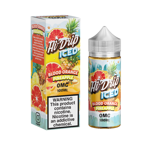 HI DRIP Iced Blood Orange Pineapple 100ml E-Liquid