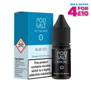 Pod Salt Blue Ice 10 Ml Nicotine E-Liquid