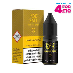 Pod Salt Havana Gold 10 Ml Nicotine E-Liquid