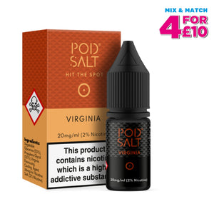 Pod Salt Virginia 10 Ml Nicotine E-Liquid