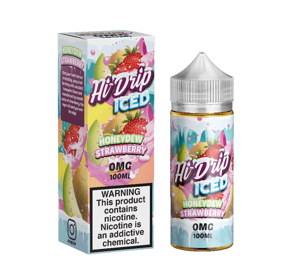 HI DRIP Iced Honeydew Strawberry 100ml E-Liquid