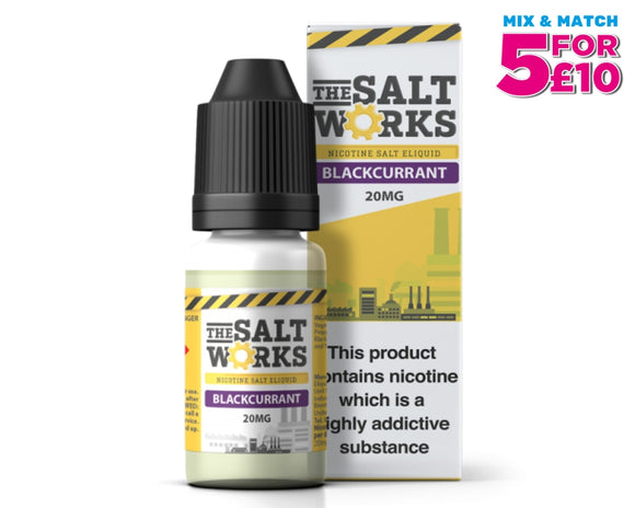 The Salt Works Nic Salts Eliquid Blackcurrant