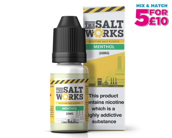 The Salt Works Nic Salts Eliquid Menthol