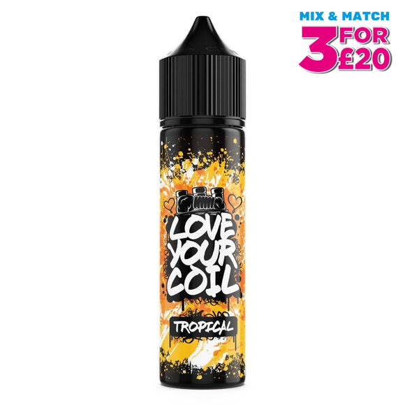 Tropical 50Ml Shortfill Eliquid By Lyc